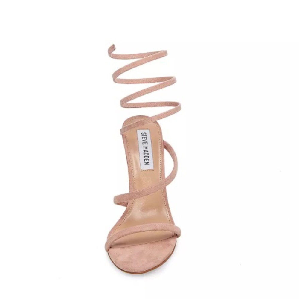 Steve Madden Tiffany Natural Blush Heels NIB - Picture 3 of 8